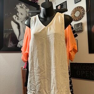 Cupshe V-Neck White Tank Top